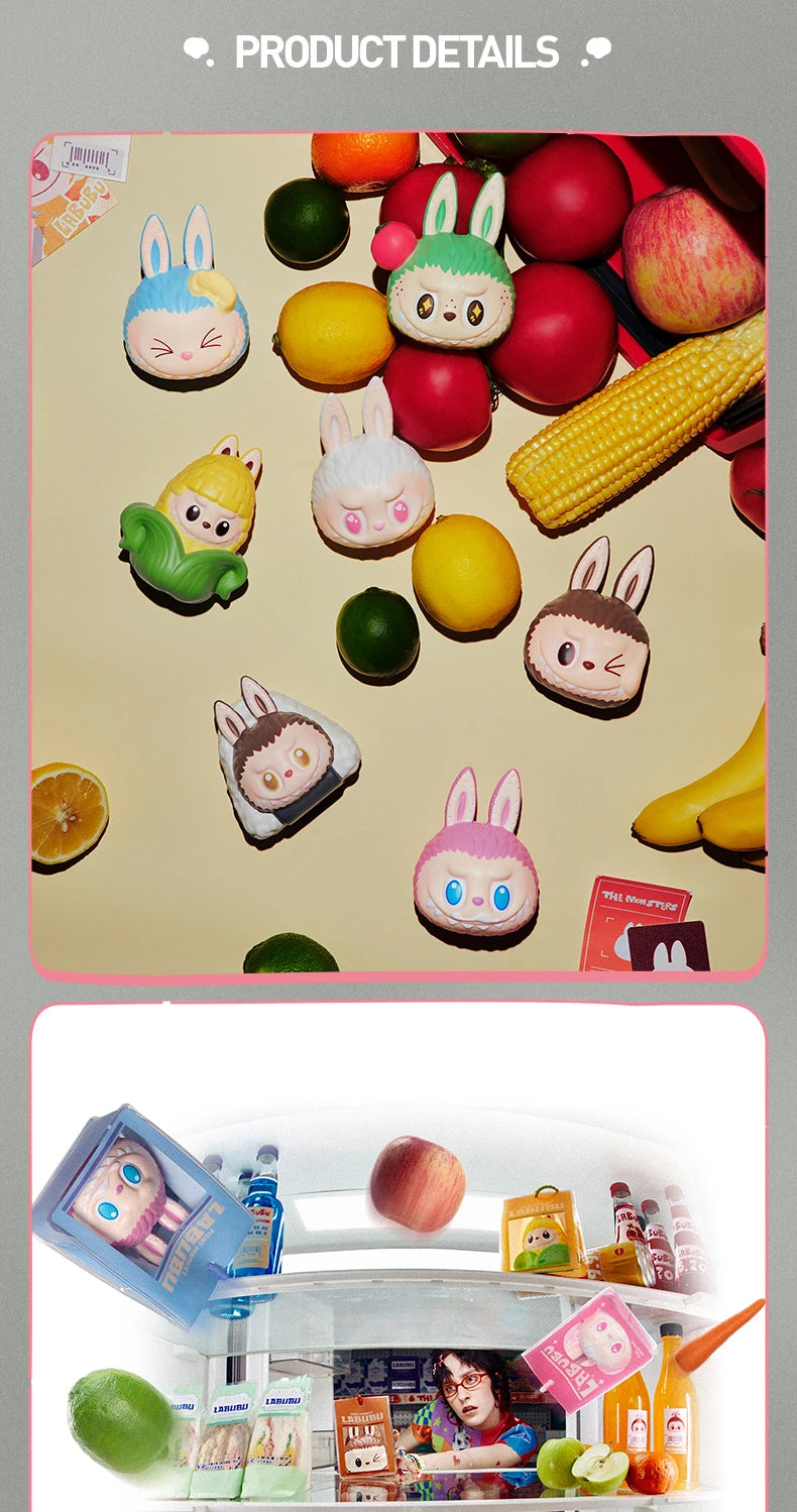 POP MART THE MONSTERS Wacky Mart Series Squishy Charm Blind Box