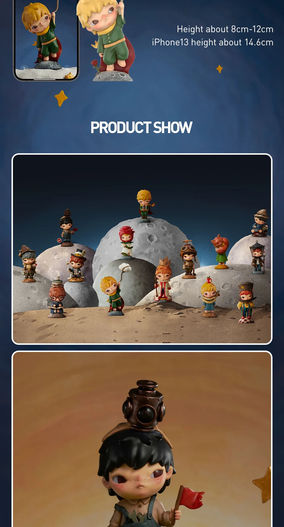 POP MART Hirono × Le Petit Prince Series Blind Box Figures