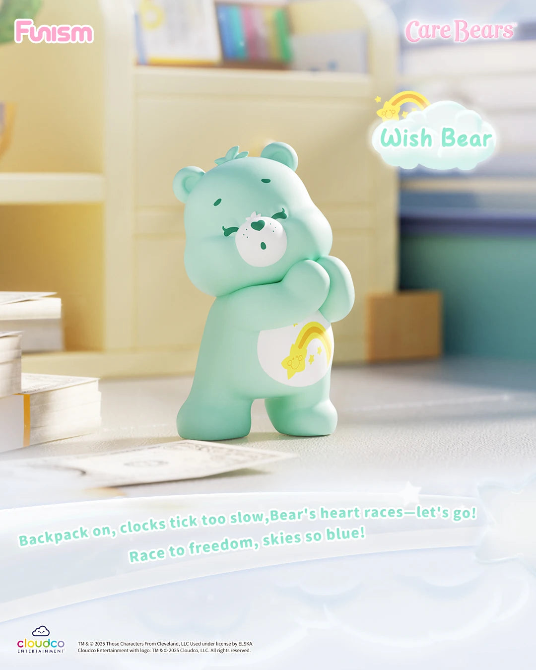 FUNISM Care Bears Little Things Series Cubby Face Blind Box Figures