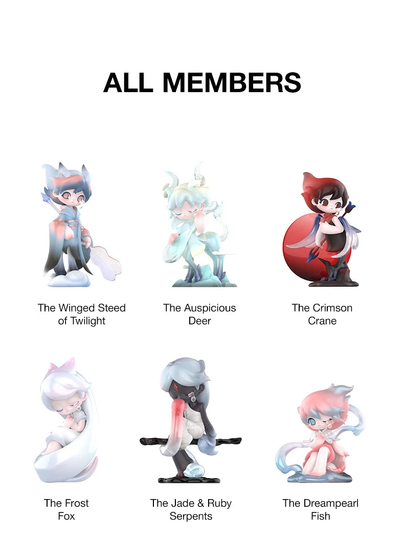 POP MART AZURA Ethereal Realm Mythical Beasts Blind Box Figures