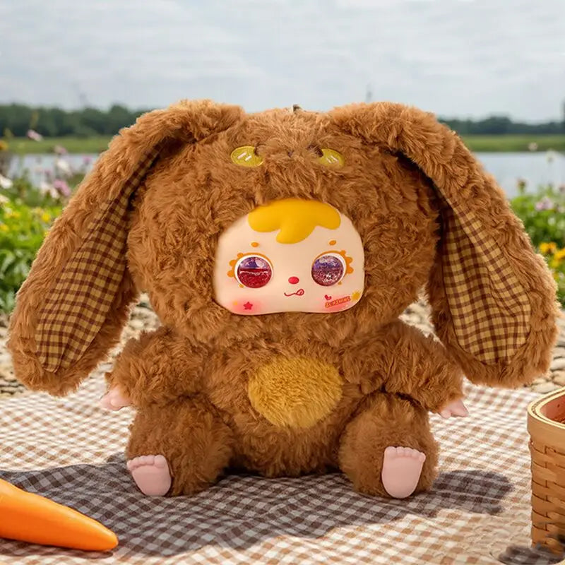Samuel 500% Hairy Rabbit Family Plush Blind Box Collectible