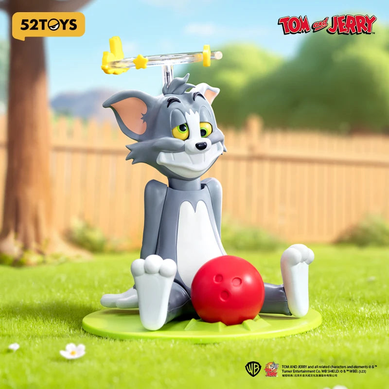 52TOYS Blind Box Tom and Jerry Poor Tom Series, cute Figures, Desktop Decoration, Collectible Toy, Anime Merch