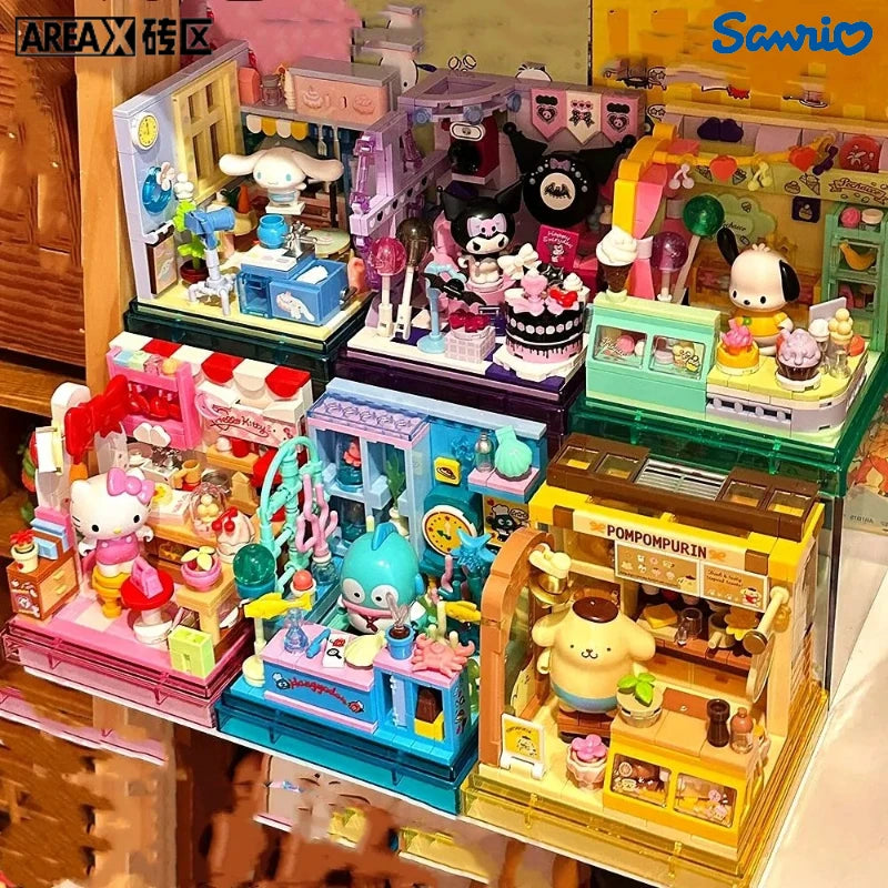 Areax Sanrio Hello Kitty Kuromi My Melody Micro Building Blocks