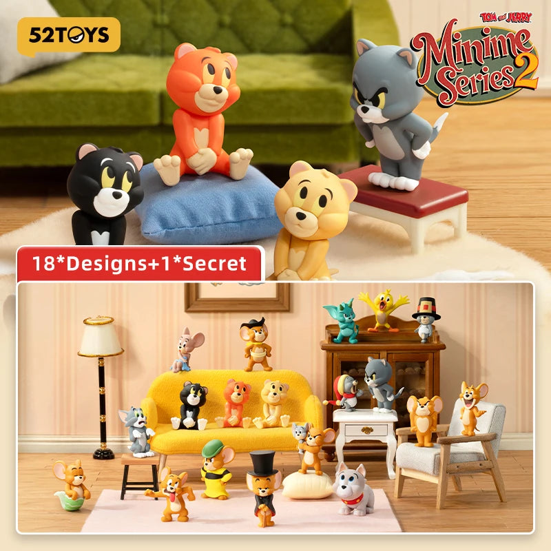 52TOYS Blind Box TOM and JERRY Minime Series 2 Action Figure packaging view