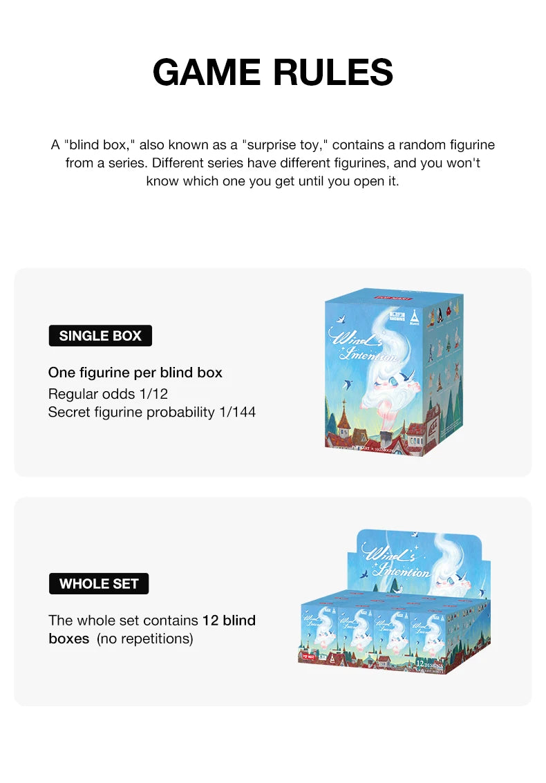 POP MART 1001MOONS Wind's Intention Series Figures Blind image 10