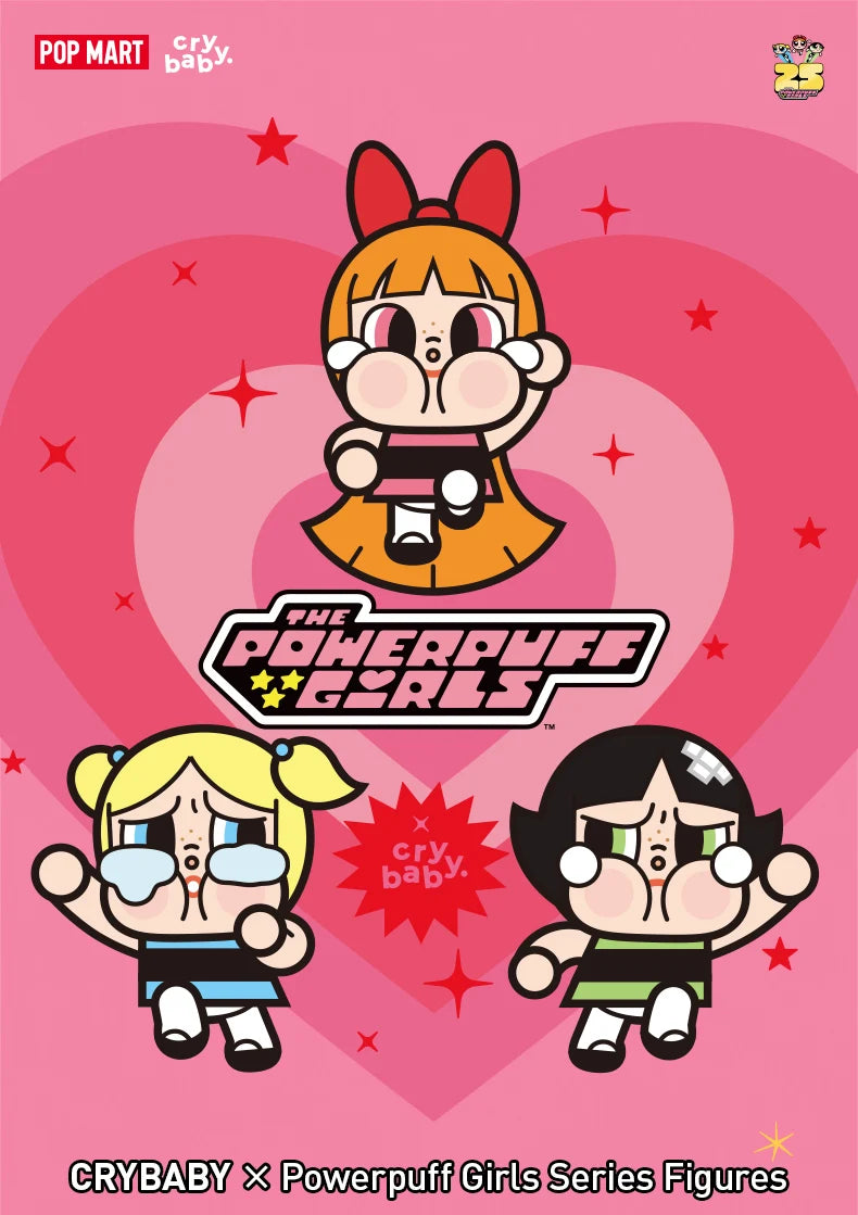 POP MART CRYBABY × Powerpuff Girls Series Blind Box