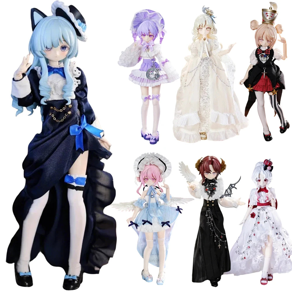 Paradox World 1/8 BJD Blind Box Movable Joint Doll Anime Toy Cartoon packaging view