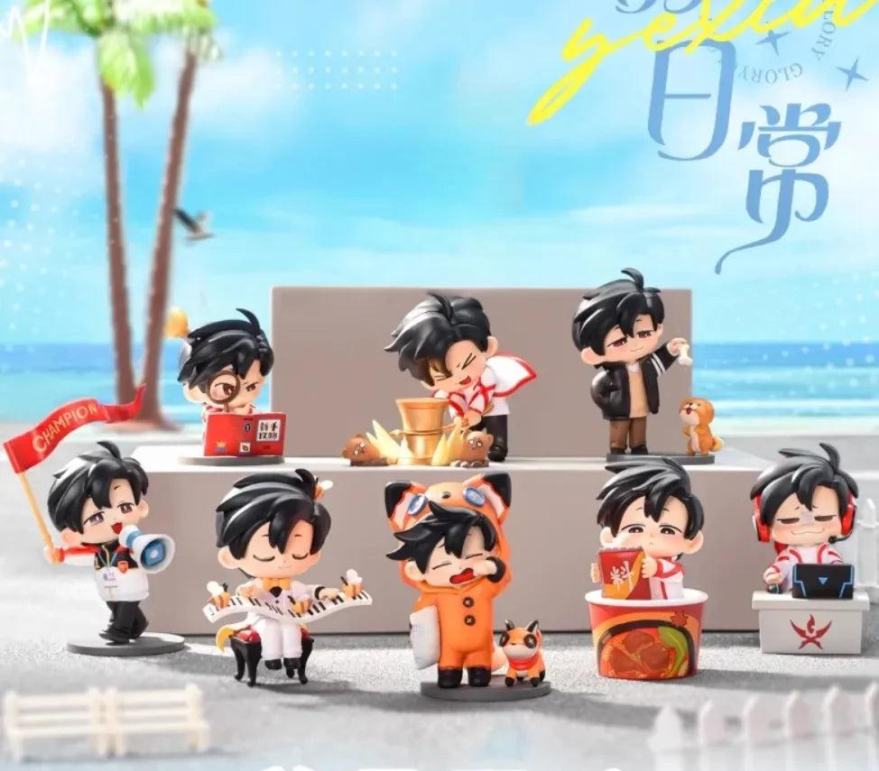 The King’s Avatar Ye Xiu Daily Series Blind Box Collectible Figures