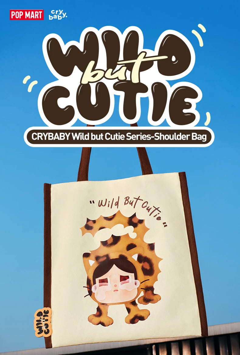 POP MART CRYBABY Wild but Cutie Series Shoulder Bag