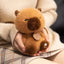 Cute Sitting Animals Plush – Red Panda, Fox, Sloth, Cat, Capybara & Pig