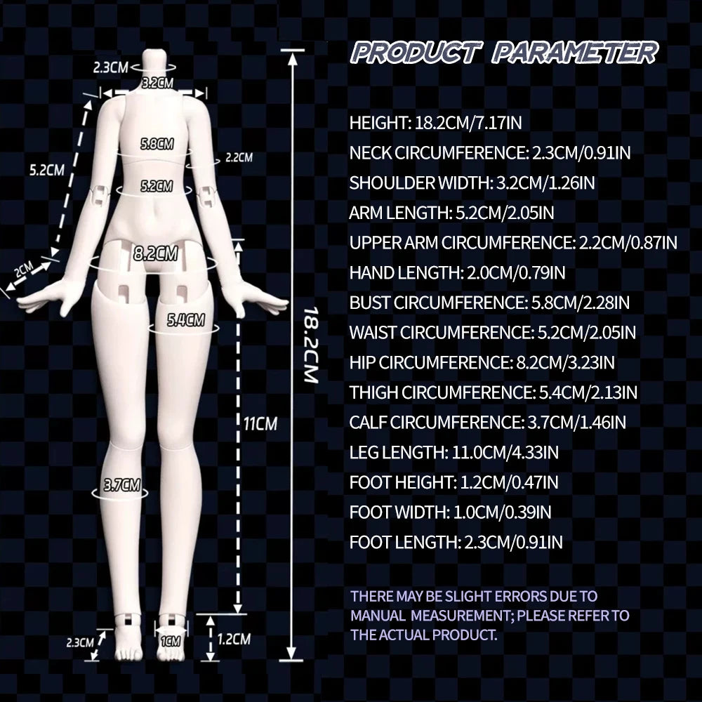 Paradox World 1/8 BJD Blind Box Movable Joint Doll Anime Toy Cartoon detail view