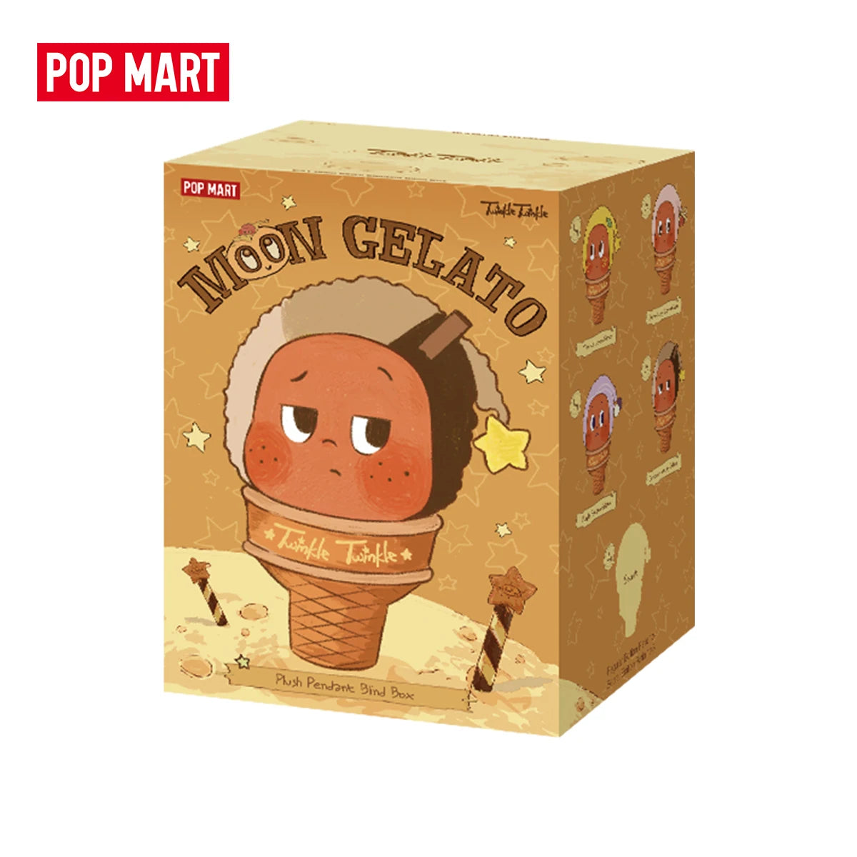 POP MART MOON GELATO Ice Cream Plush Pendant Blind image 18