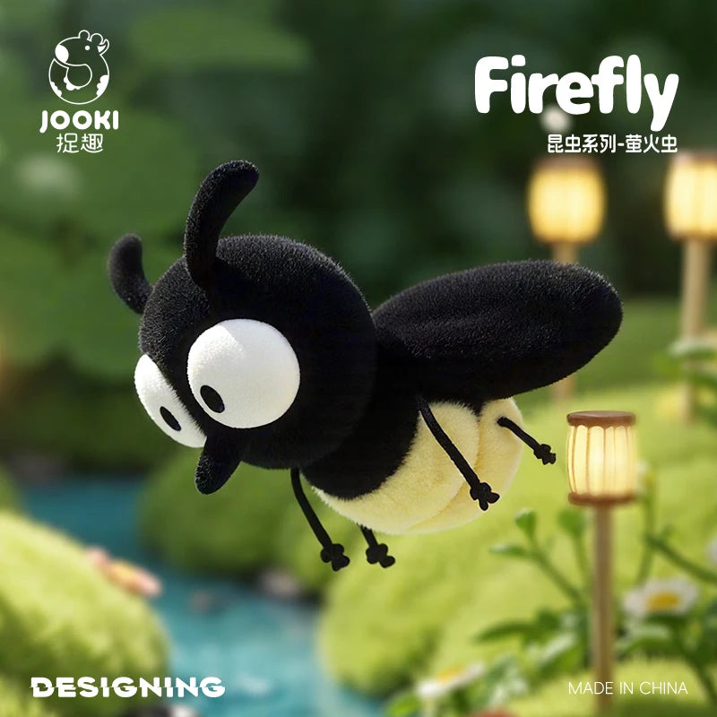 Cute Cartoon Insect Plush Toy Collection – Caterpillar, Firefly, Dragonfly, Mosquito, Cockroach