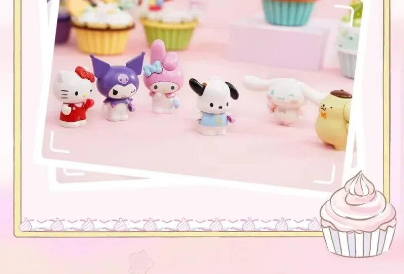 KEEPPLEY Sanrio Cake Cup Series Building Blocks Kuromi My Melody Cinnamoroll Pompompurin