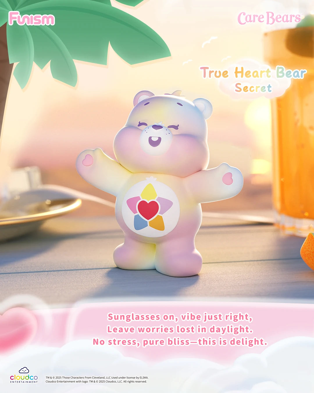 FUNISM Care Bears Little Things Series Cubby Face Blind Box Figures