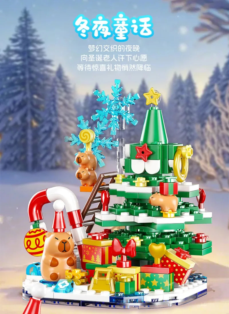 Cute Pet Paradise Four Seasons Story Series Building Blocks