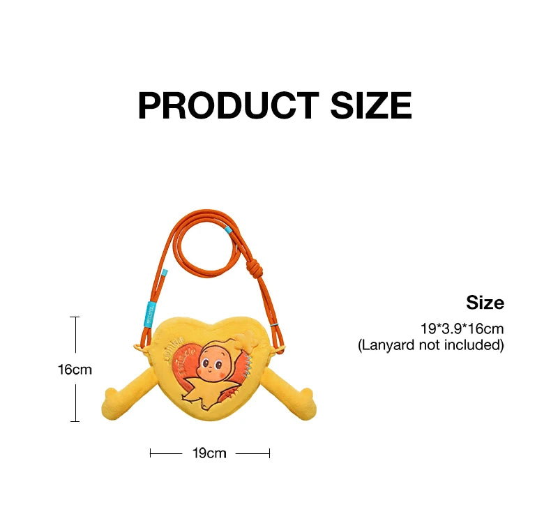 POP MART Twinkle Twinkle Crush On You Hand-in-Hand Heart Bag