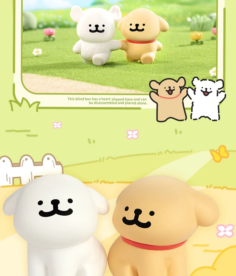 FUNISM Maltese Happy Snuggling Series Blind Box Figures