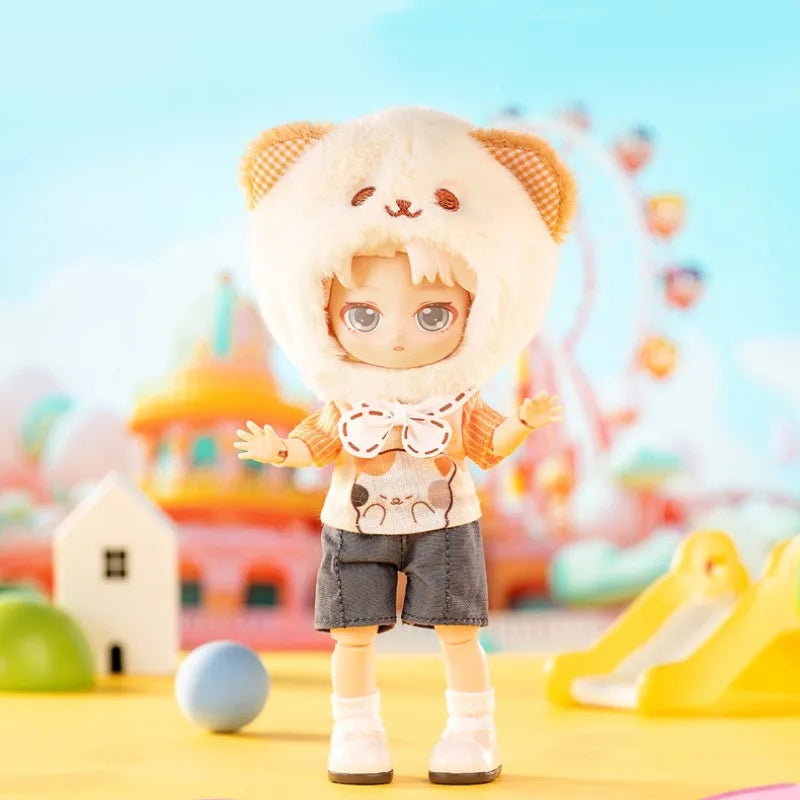 PEETSOON Garden Party Series BJD Doll 16cm Collectible Movable Figure
