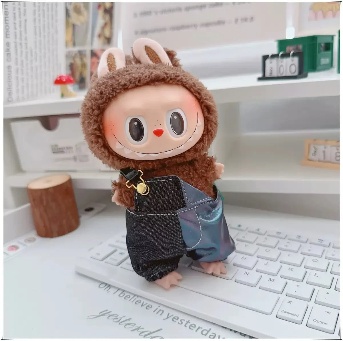 Labubu 17cm Doll Clothes Outfit | Hoodie & Pants Korean Idol Style Accessories