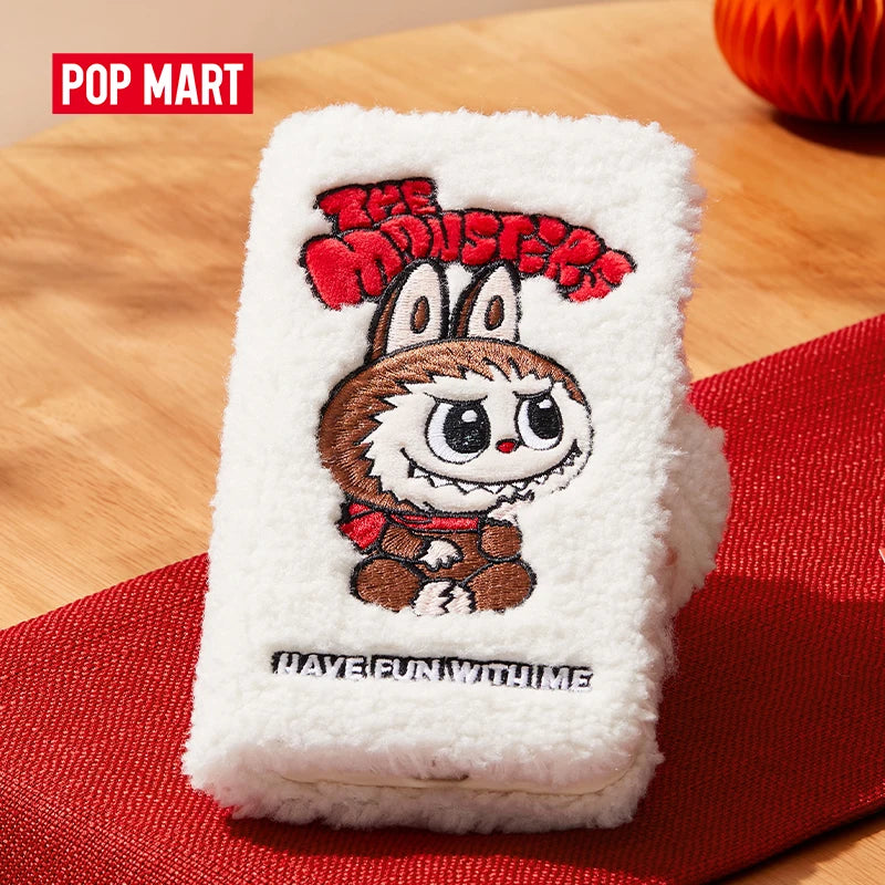 POP MART THE MONSTERS Classic Plush Flip Phone Case for iPhone Pro Max