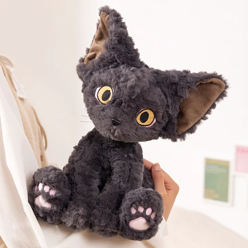 Devon Rex Cat Plush detail view