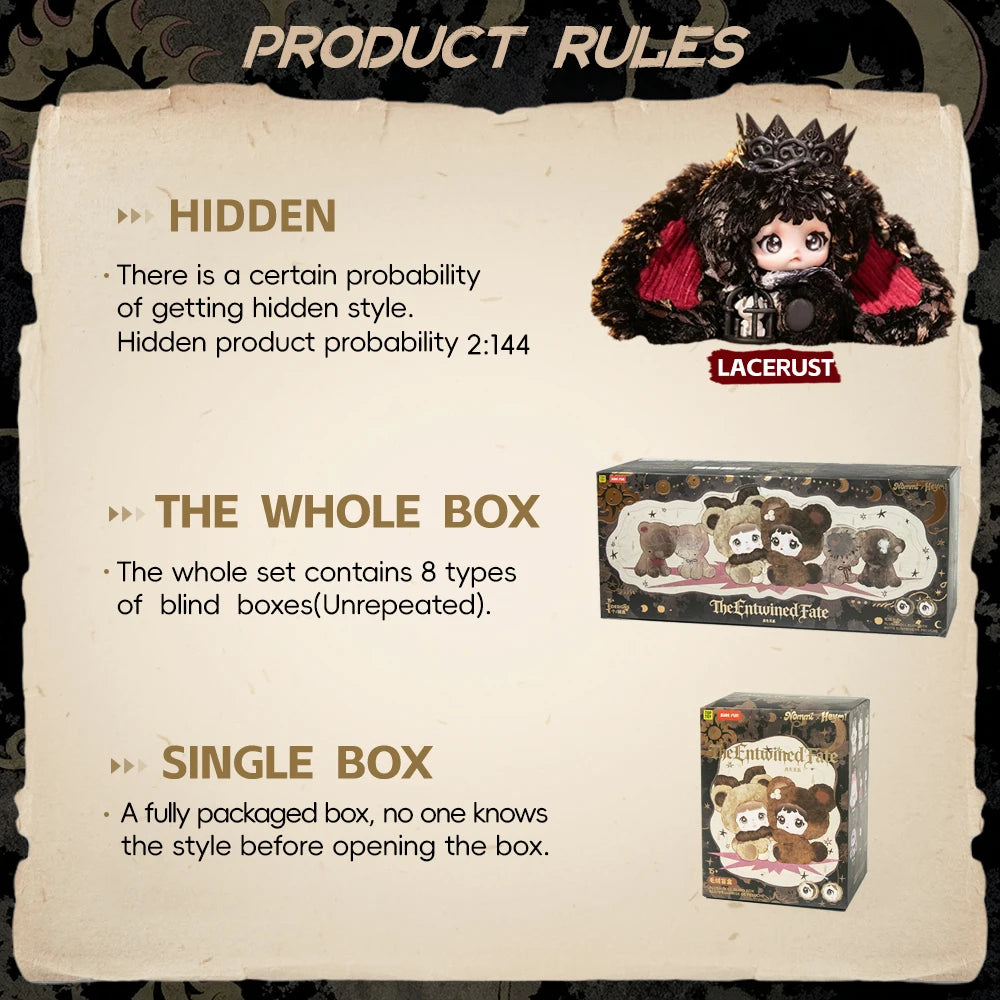 Nommi X Heymi The Entwined Fate Series Plush Blind Box Pendant Anime box art view