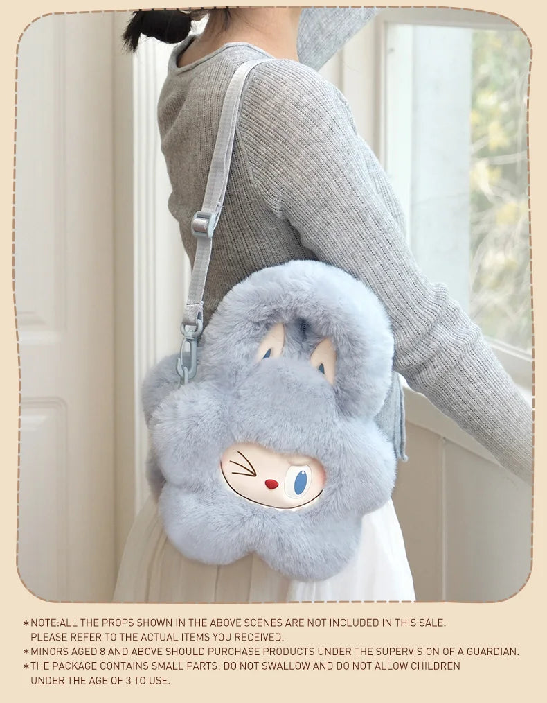 POP MART The Monsters Classic Series Plush Flower Labubu Bag Collectible