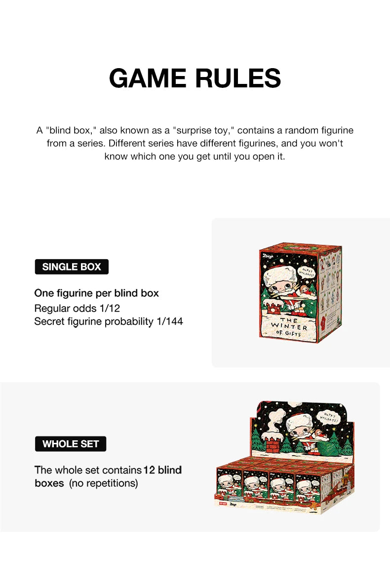 POP MART Zsiga The Winter of Gifts Series Blind Box Figures