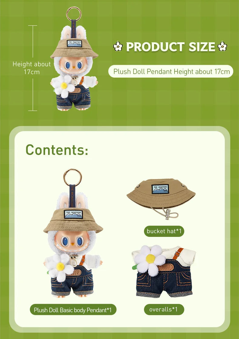 POP MART THE MONSTERS Fall in Wild Series Vinyl Plush Doll Pendant