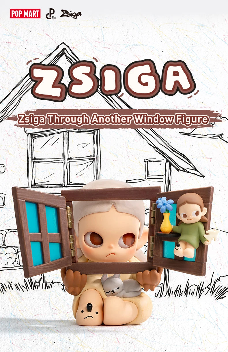 POP MART Zsiga Through Another Window Figure Limited Edition