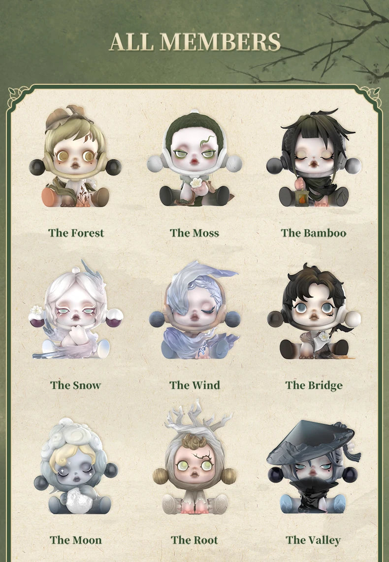 POP MART SKULLPANDA The Ink Plum Blossom Series Blind Box Figures (Pre-Order)