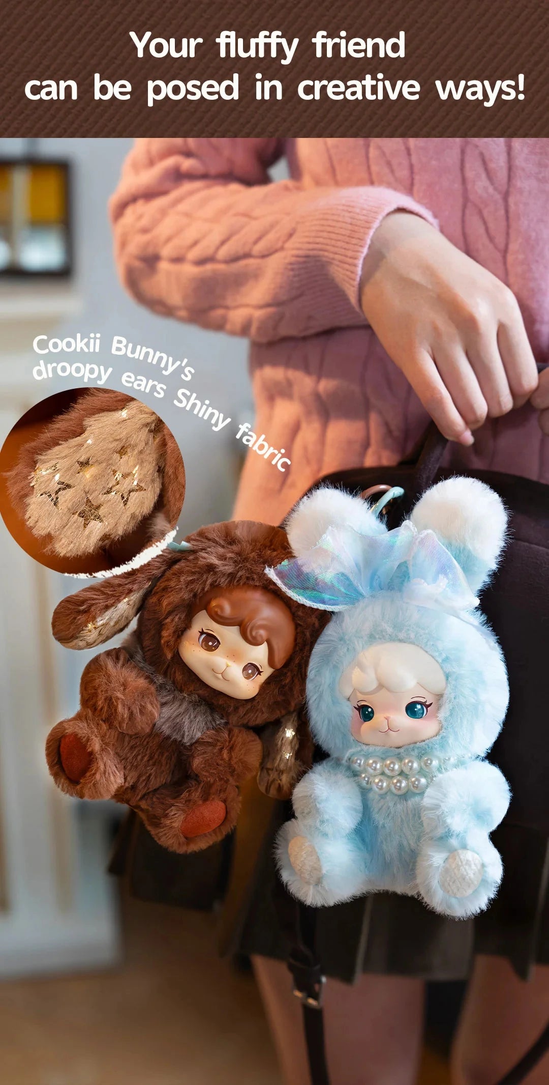 Rolife Cream & Cookii Bunny Best Friend Plush Blind Box