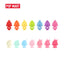 POP MART POP BEAN CRYBABY MINI FIGURE - Rainbow Set / Gradient Color Set