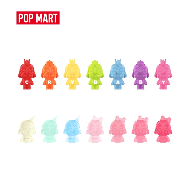 POP MART POP BEAN CRYBABY MINI FIGURE - Rainbow Set / Gradient Color Set