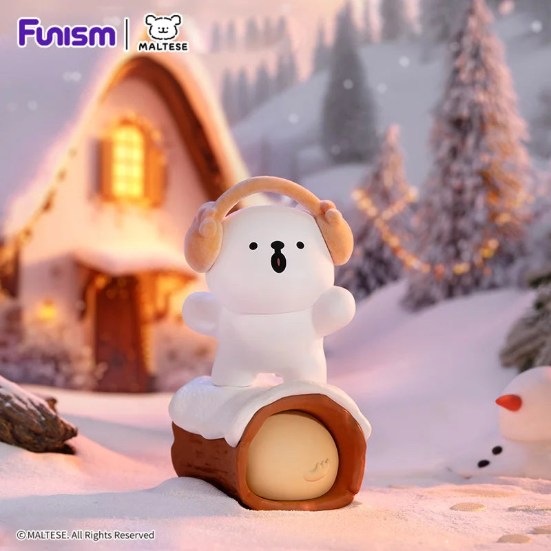 FUNISM Maltese Cuddly Moments Series Blind Box Figures