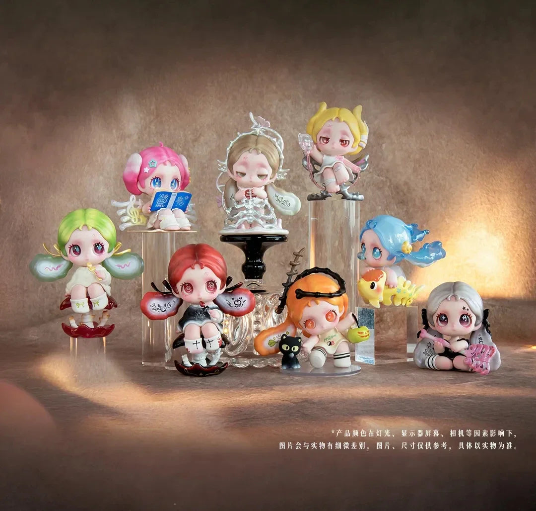 nan blind box vinyl figure, sealed mystery packaging, product photo for collectors in NZ