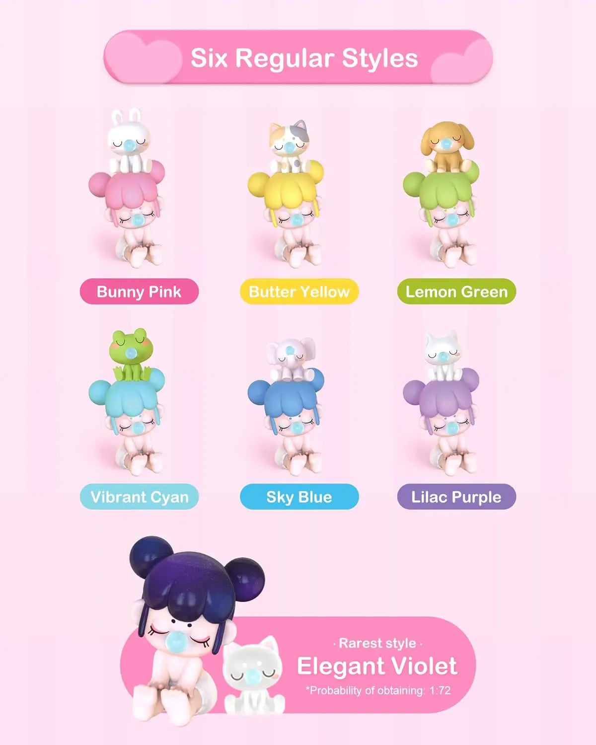 Rolife BabyNanci Seatmates Series Blind Box – Collectible Anime Figures
