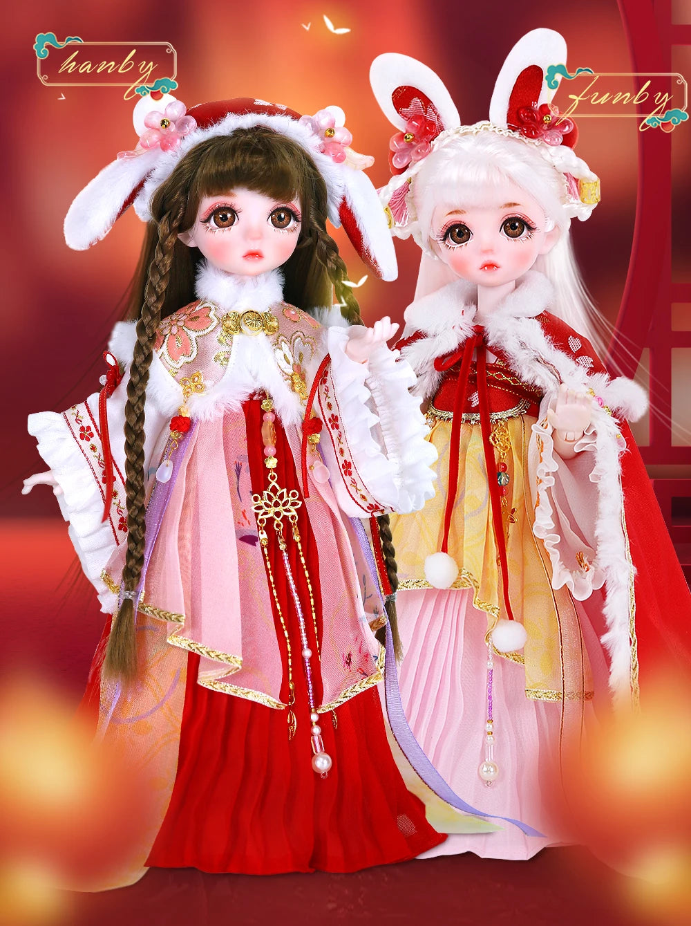 DBS DREAM FAIRY Doll 1/6 BJD Name By Fortune Rabbit Mechanical Joint styled product view