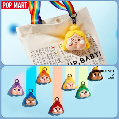 POP MART POP MART Crybaby Cheer Up Baby Plush Pendant Blind Box blind box vinyl figure, sealed mystery packaging, product pho