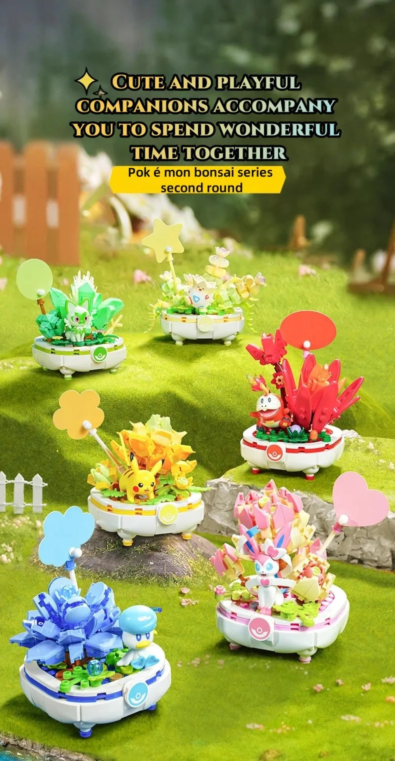 KEEPPLEY Pokémon Bonsai Series Building Blocks