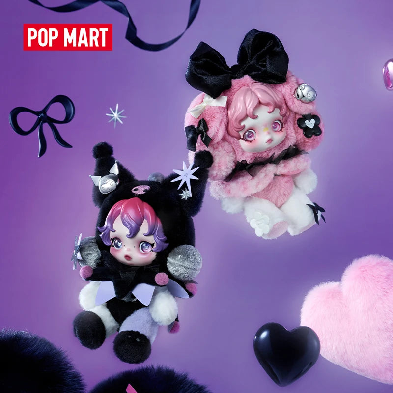 POP MART SKULLPANDA × KUROMI Plush Pendant