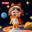 POP MART Crybaby Space Cat Figurine – Orange