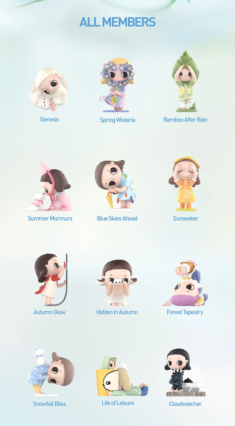 POP MART Nyota I Am the Seasons Series Blind Box Figures