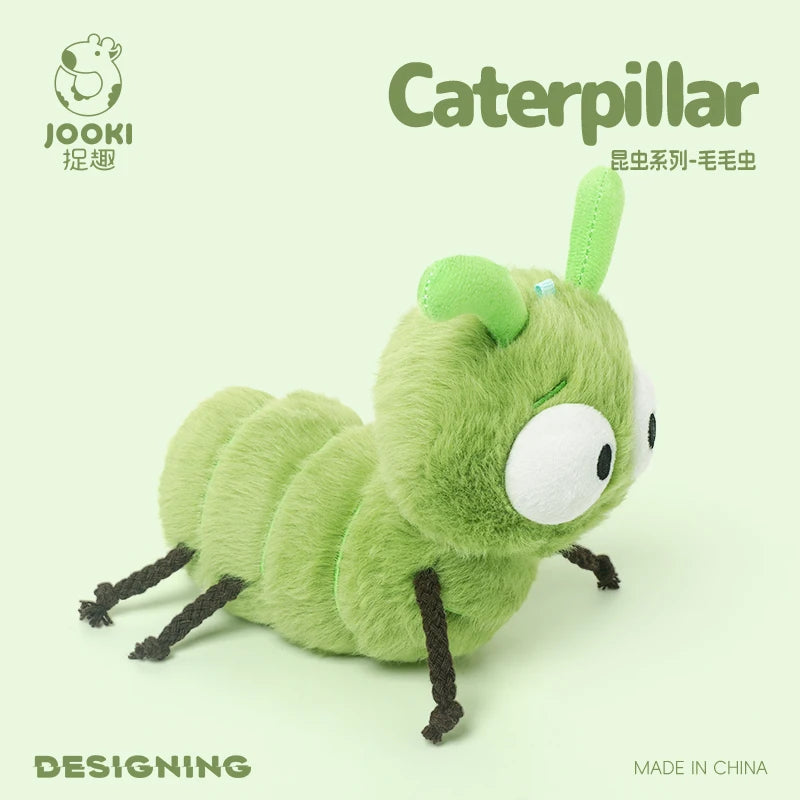 Cute Cartoon Insect Plush Toy Collection – Caterpillar, Firefly, Dragonfly, Mosquito, Cockroach