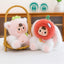 Cute Creative Animal Vinyl Face Plush Pendant Toys