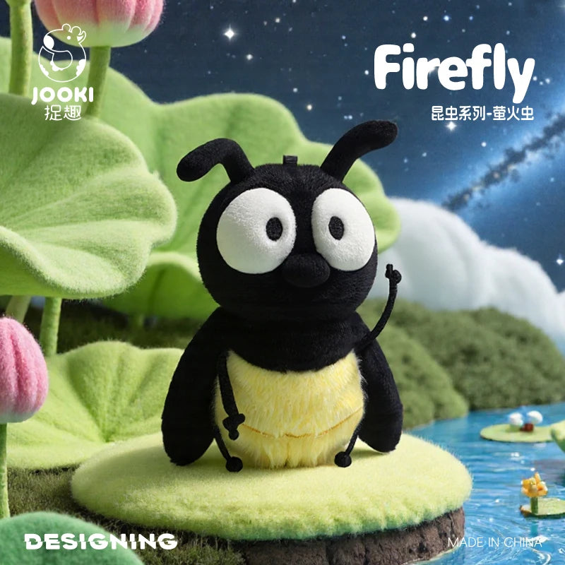 Cute Cartoon Insect Plush Toy Collection – Caterpillar, Firefly, Dragonfly, Mosquito, Cockroach