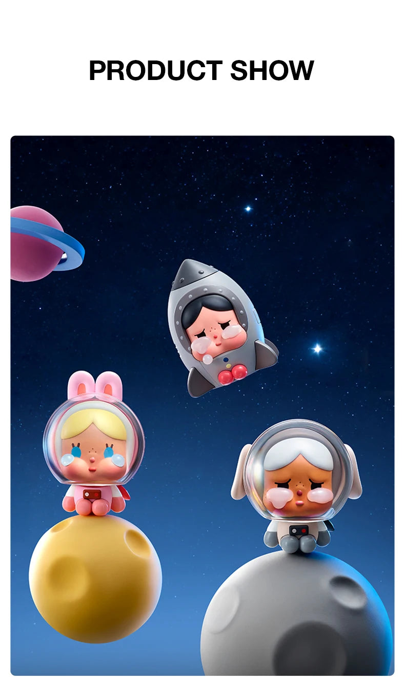 POP MART Crybaby Crying to the Moon Sitting Series Blind Box Figures