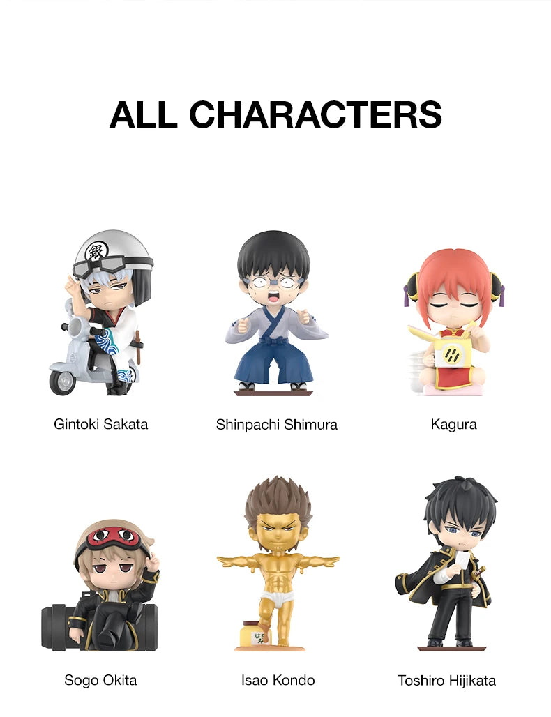 POP MART Gintama Welcome To Yorozuya Blind Box Figures