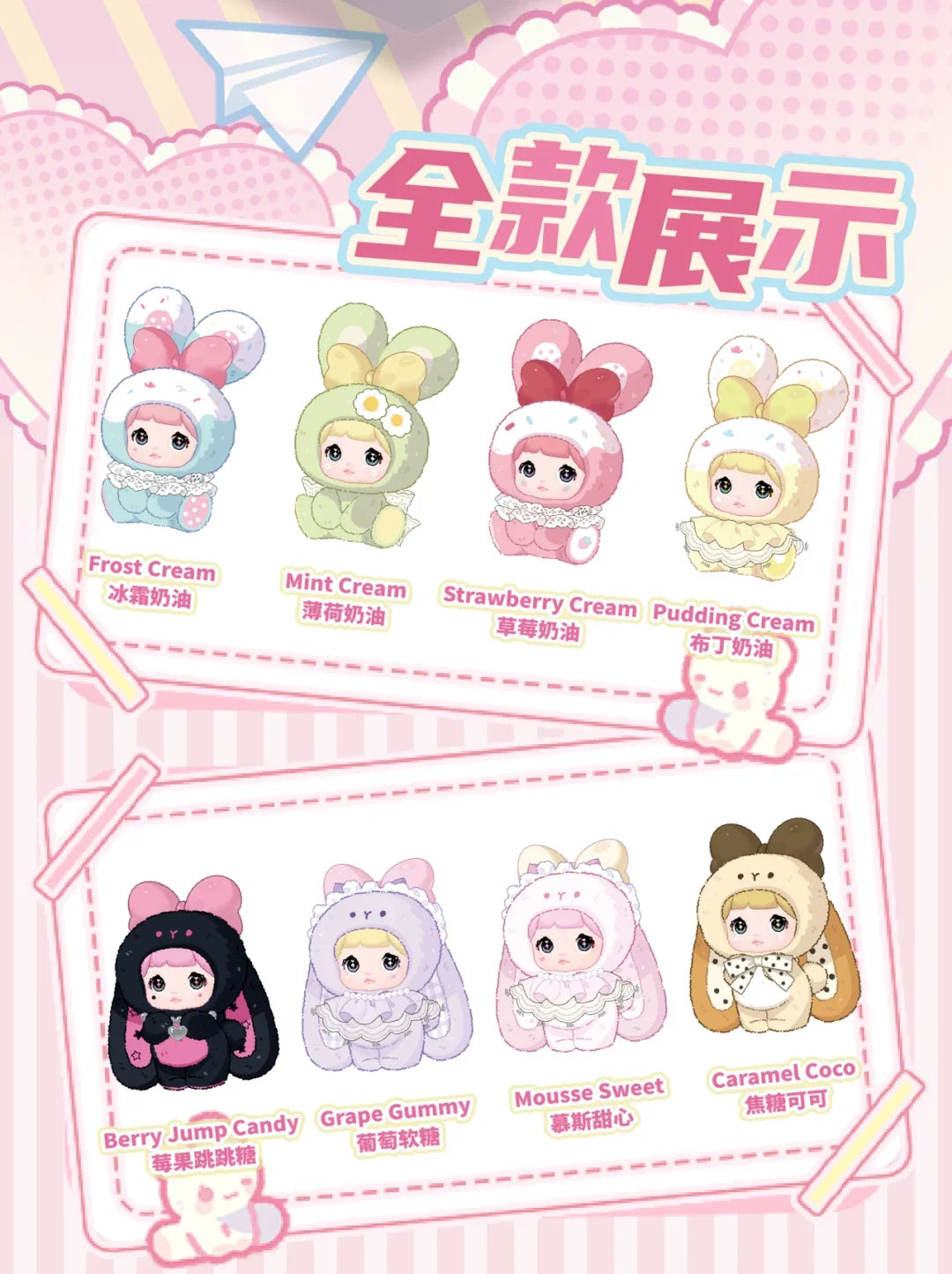 Nommi Mibao Sweetheart Bunny Series Blind Box Figures